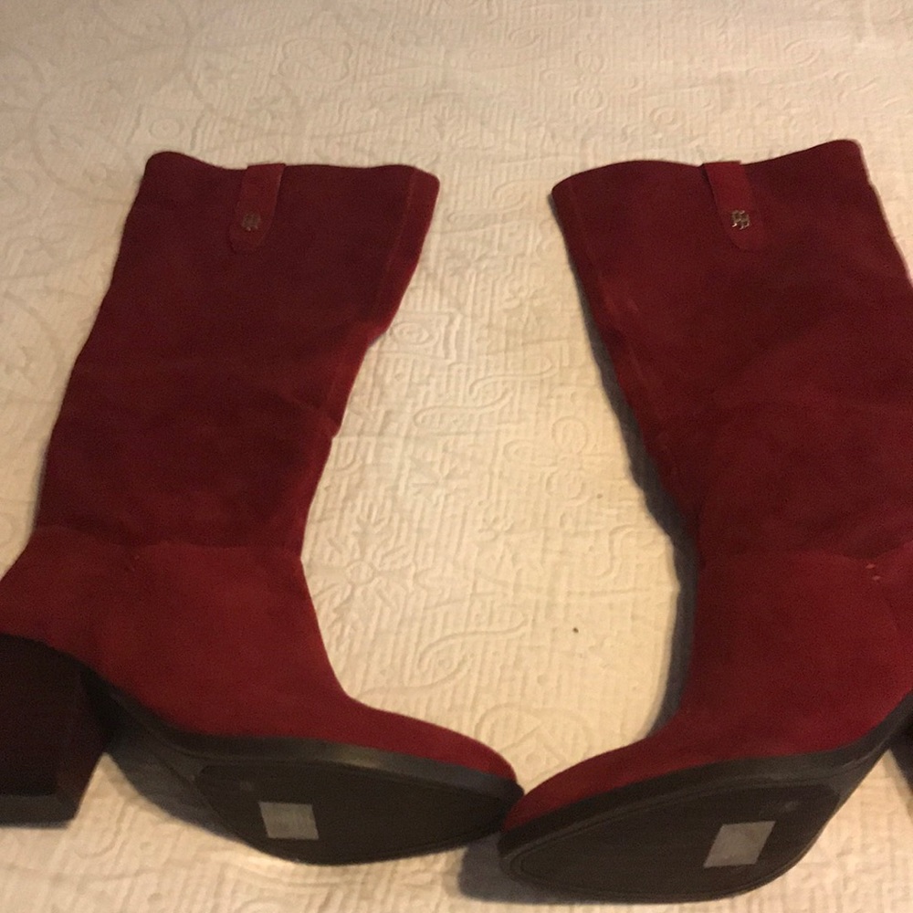 Tommy Hilfiger Red Suede boots